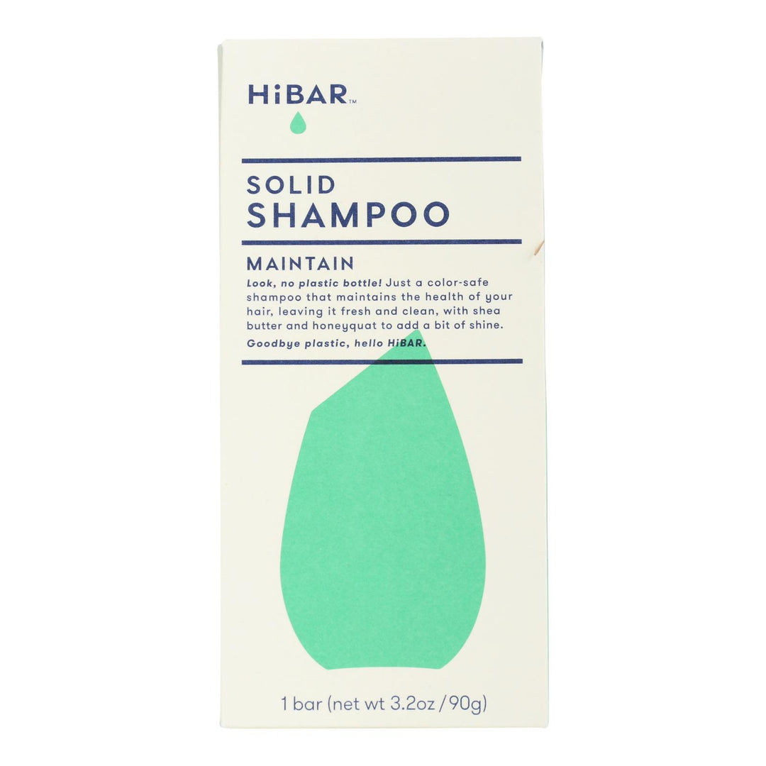 Hibar Inc - Shampoo Solid Maintain - 1 Each-3.2 Oz - Maras Green